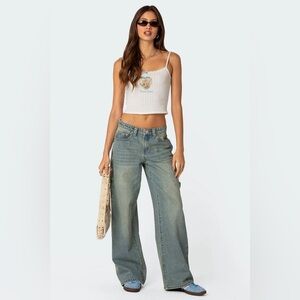 NWT Edikted Carpenter Low Rise Jeans